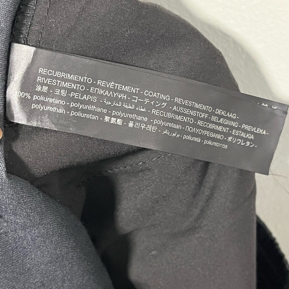 ZARA Faux Leather Jogger Pants Black Size S High Rise Tapered Fit - Picture 9 of 11